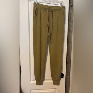 Workshop Olive Green Drawstring Jogger Pants small